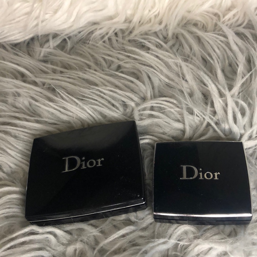 (2) Smaller Dior eyeshadow palettes